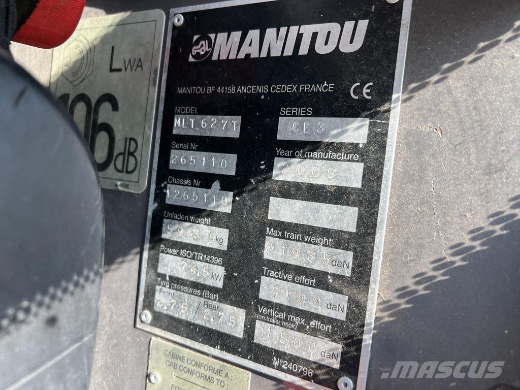 Manitou MLT627 농업용 텔레 핸들러