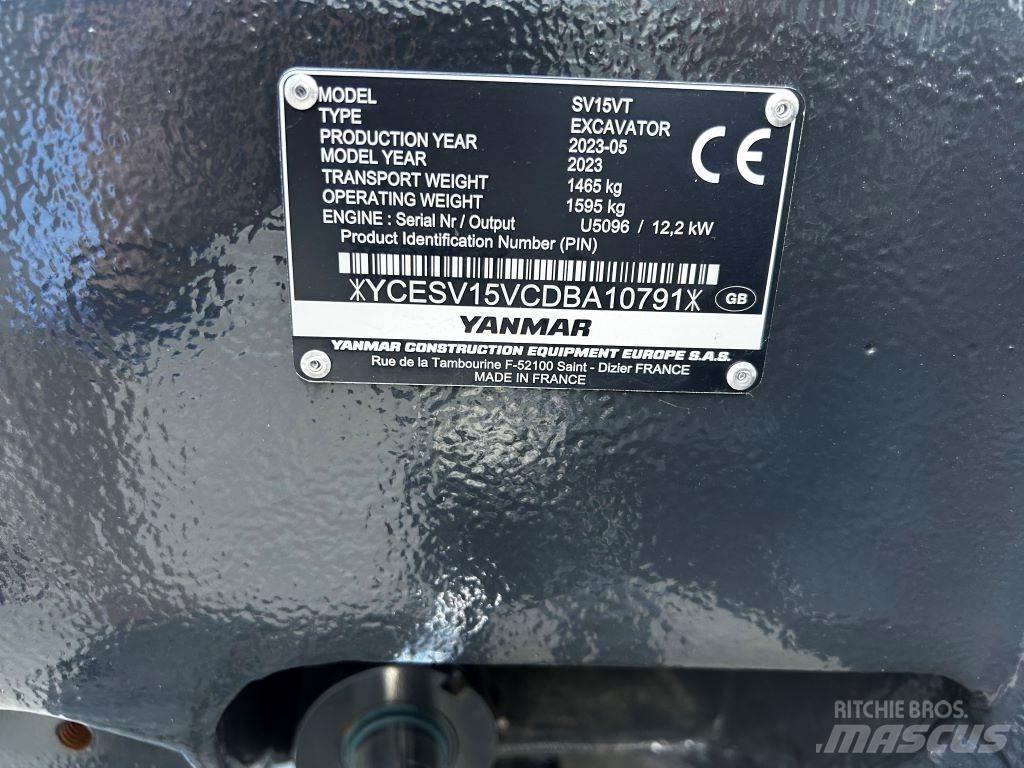 Yanmar SV15VT 중형굴삭기 7톤-28톤