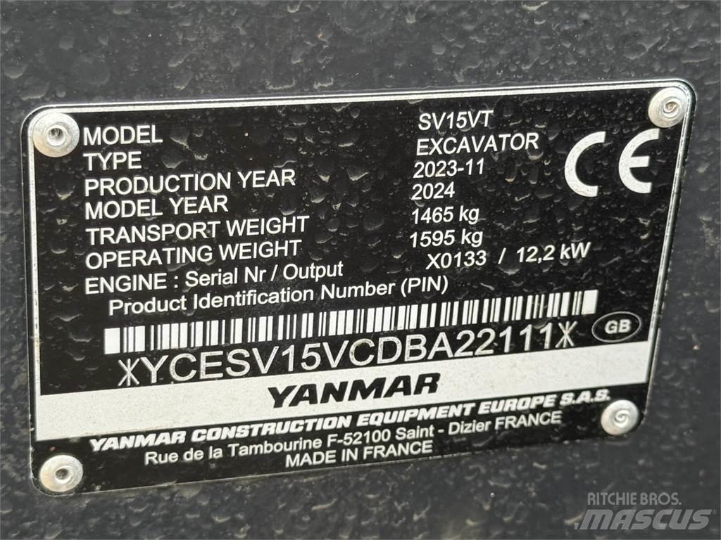 Yanmar SV15VT 중형굴삭기 7톤-28톤