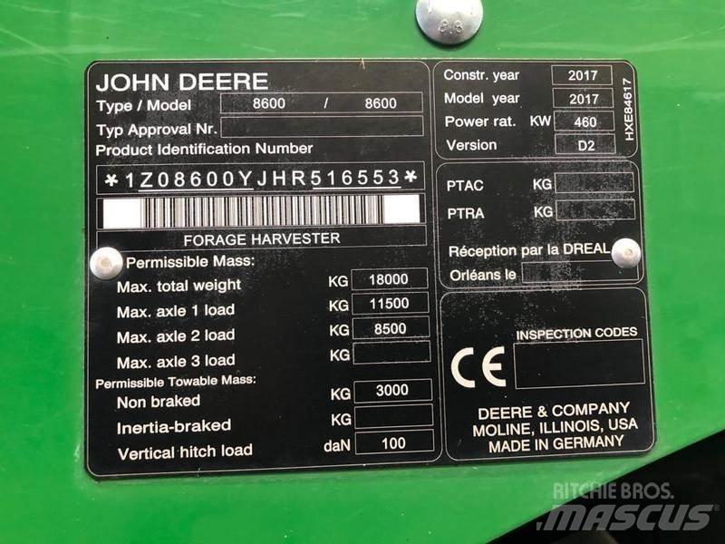 John Deere 8600 농기계 - 기타
