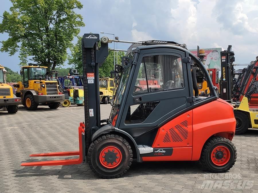 Linde H50D-02 디젤 지게차