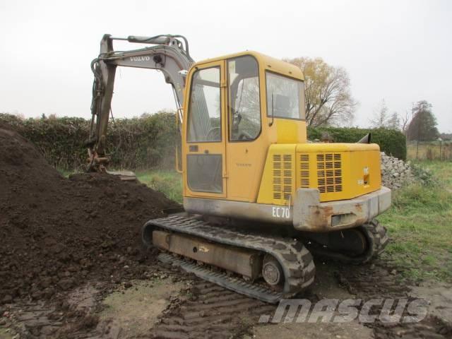 Volvo EC 70  ECR 88 중형굴삭기 7톤-28톤