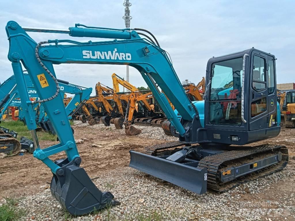 Sunward SWE 70E 소형 굴삭기 7톤 미만