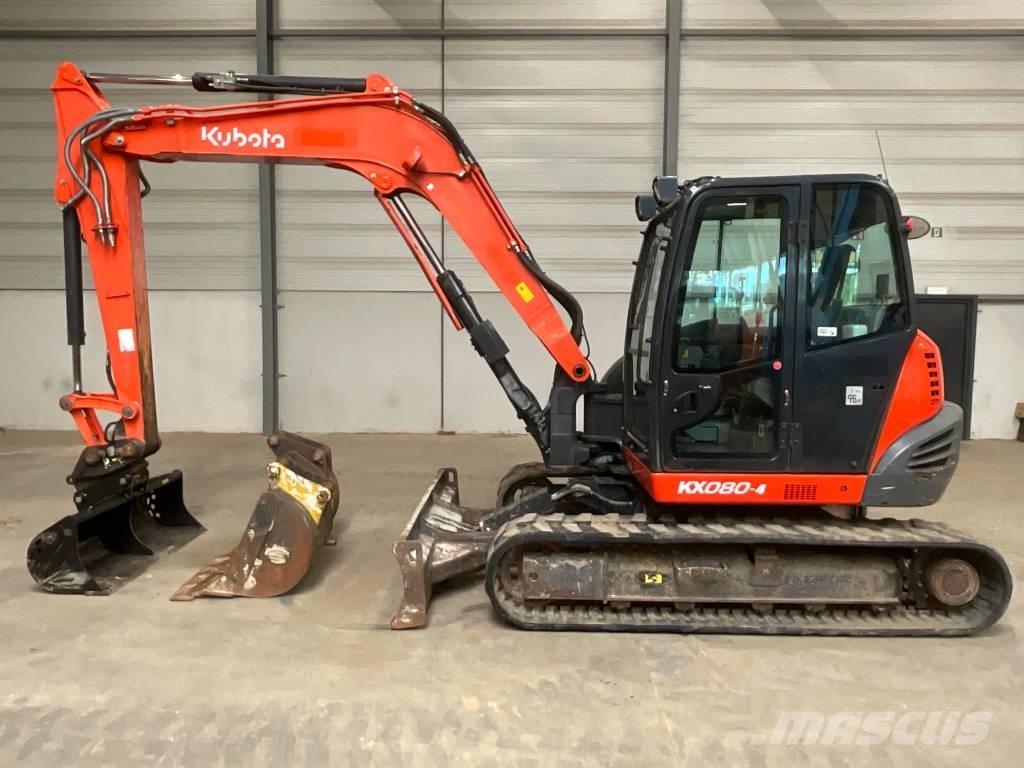 Kubota KX 080-4 중형굴삭기 7톤-28톤