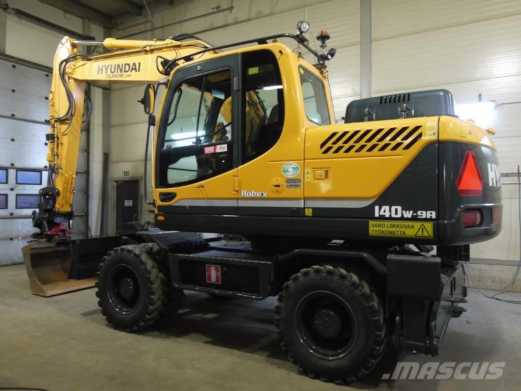 Hyundai R 140 W-9A  휠 굴삭기