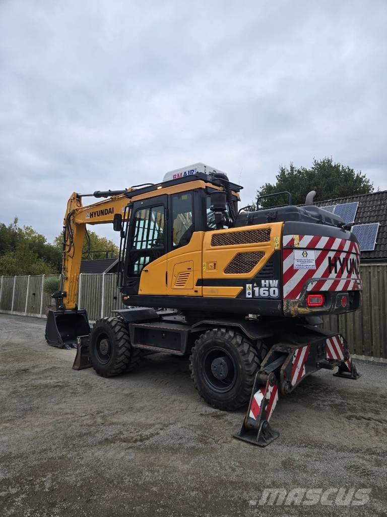 Hyundai HW 160  휠 굴삭기