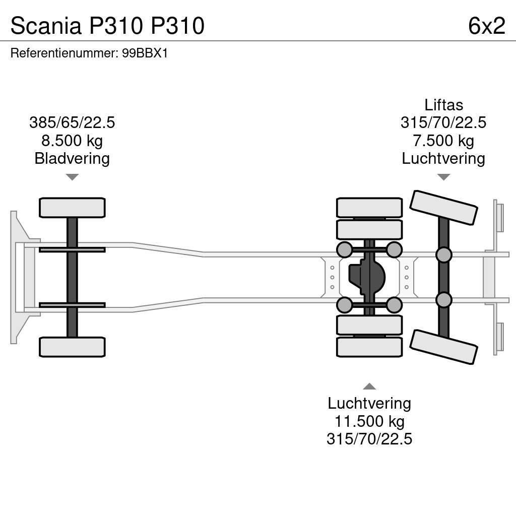 Scania P310 P310 폐기물 수거 트럭