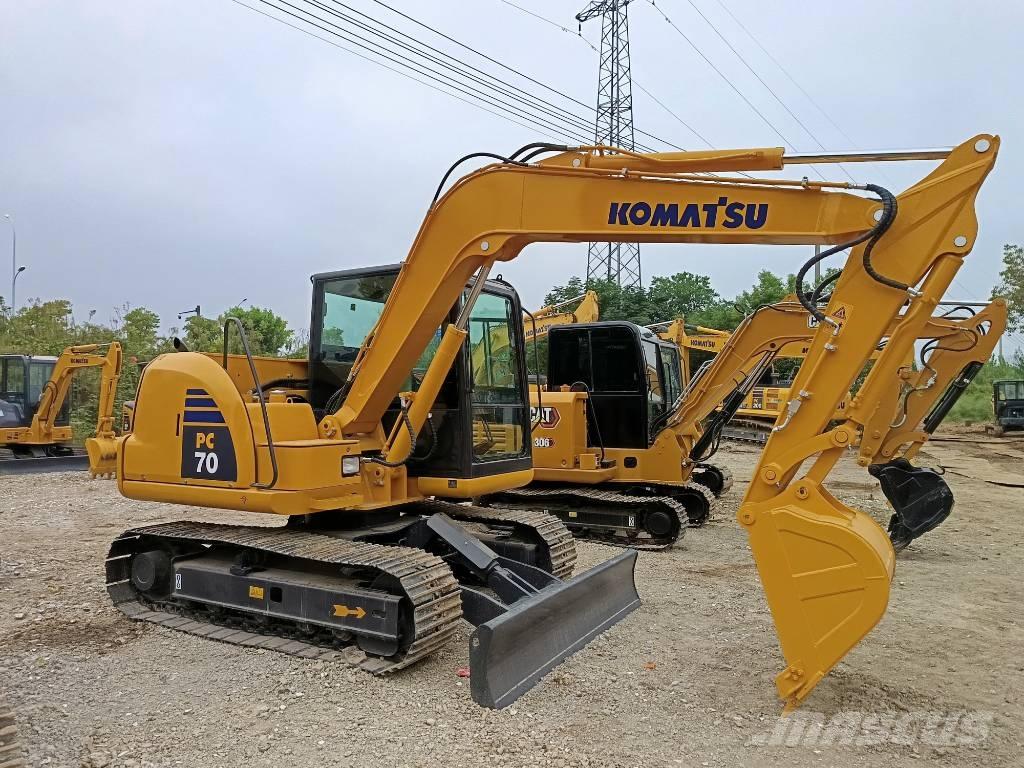 Komatsu PC 70 중형굴삭기 7톤-28톤