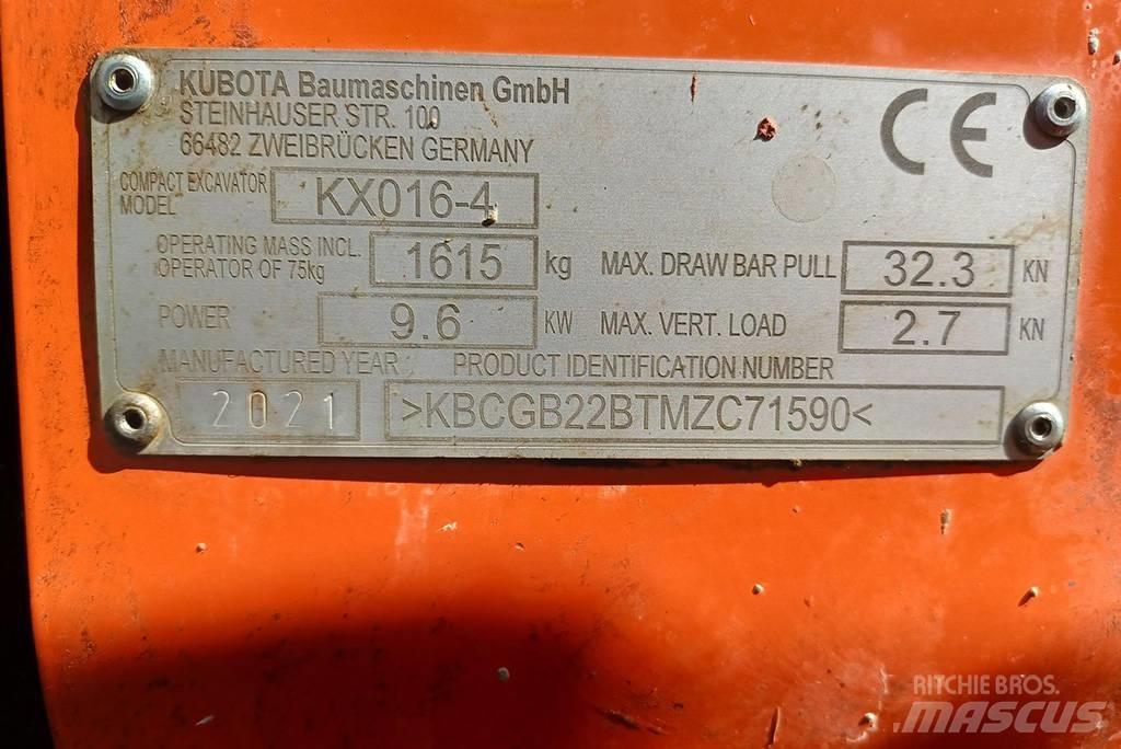 Kubota KX016-4G 소형 굴삭기 7톤 미만