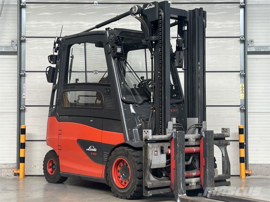 Linde E 50HL-01 전동 지게차
