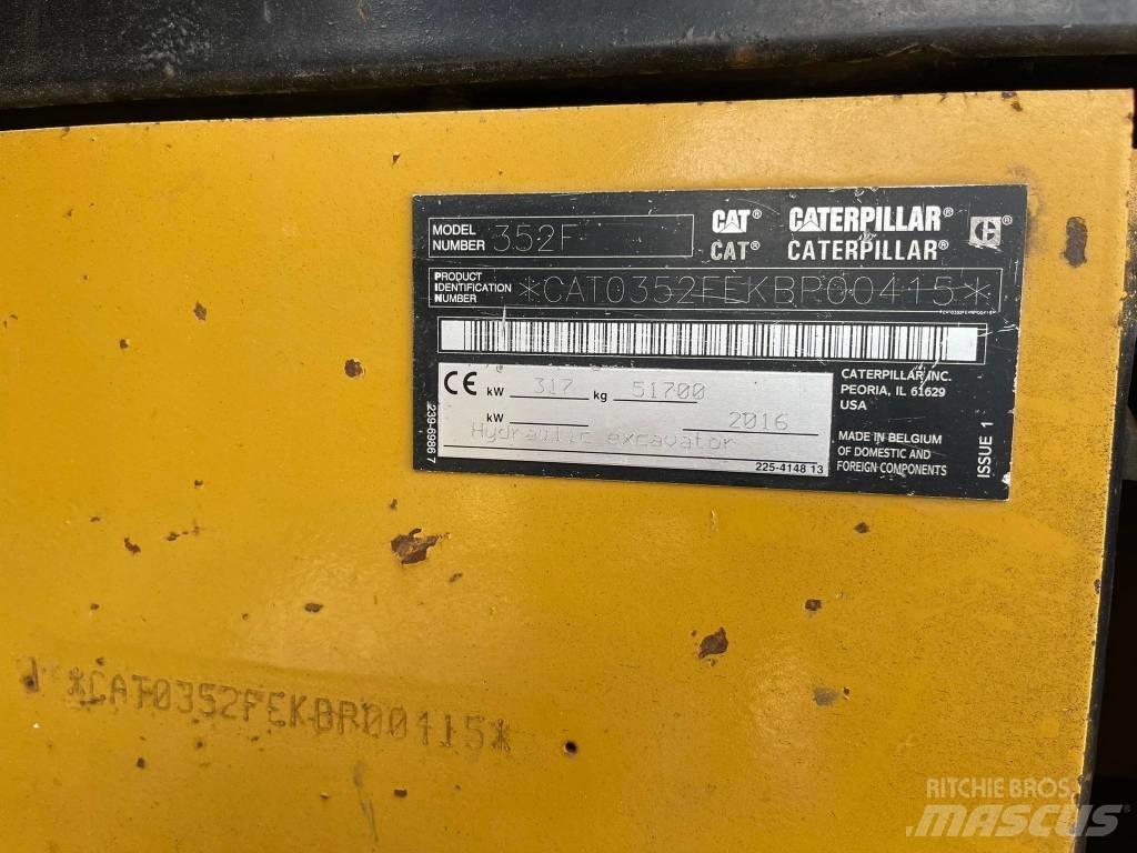 CAT 352FL 대형 굴삭기 29톤 이상