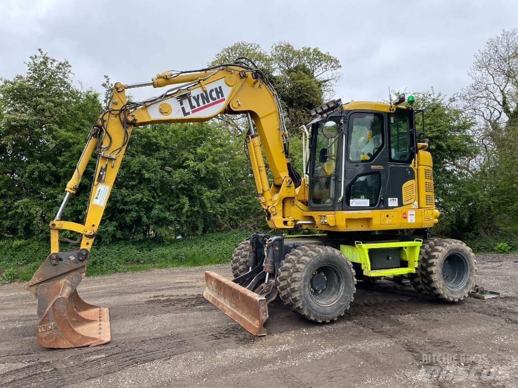 Komatsu PW 118  휠 굴삭기