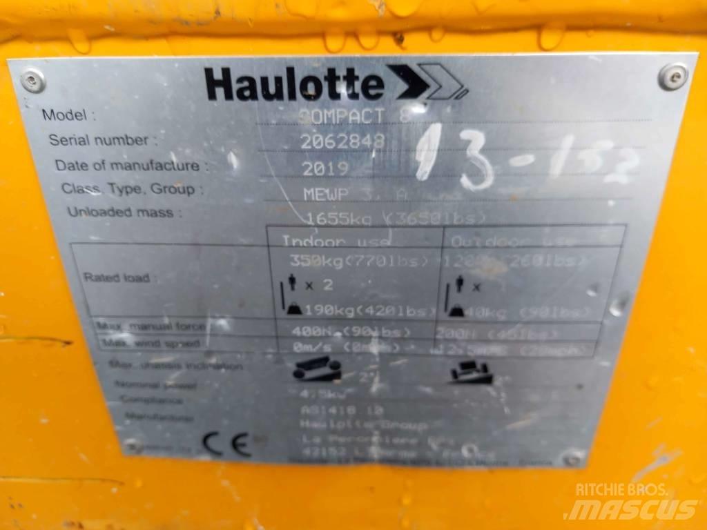Haulotte Compact 8 가위형 리프트