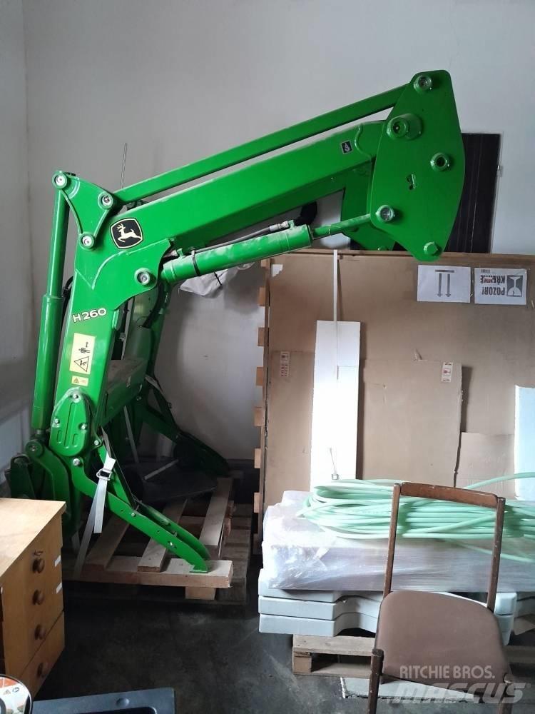 John Deere H 260 프론트 로더 및 굴착기