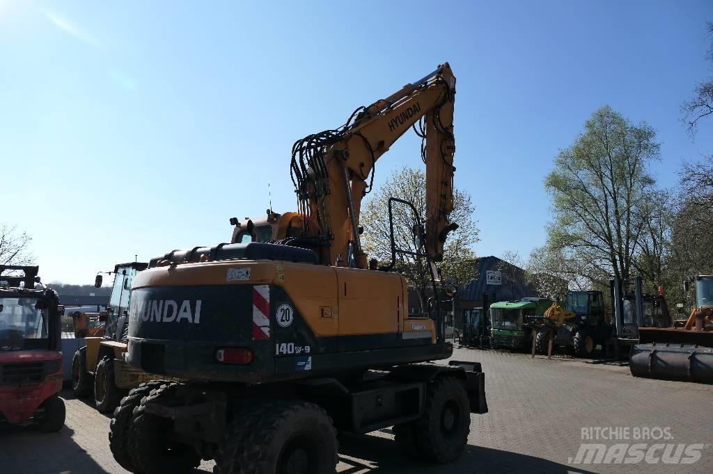 Hyundai 140-9  휠 굴삭기