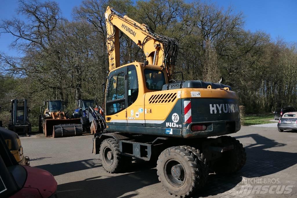 Hyundai 140-9  휠 굴삭기