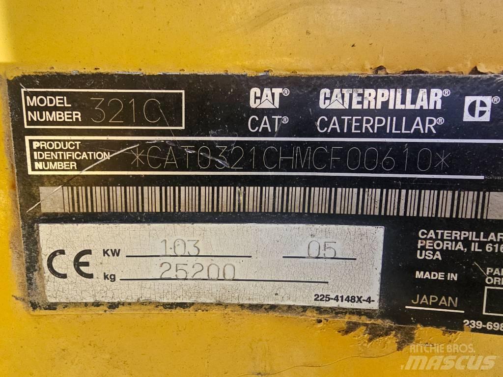 CAT 321C 대형 굴삭기 29톤 이상