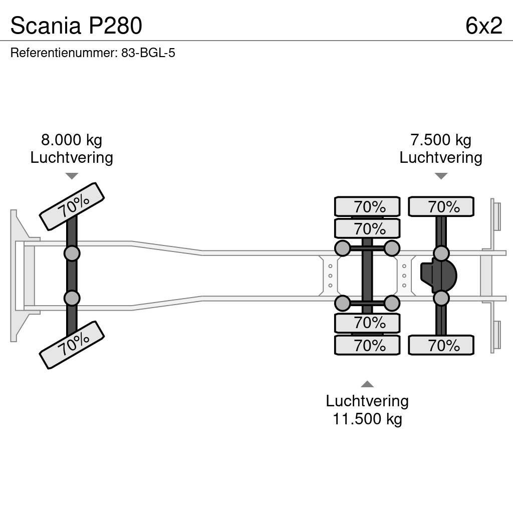 Scania P280 새시 운전실 트럭