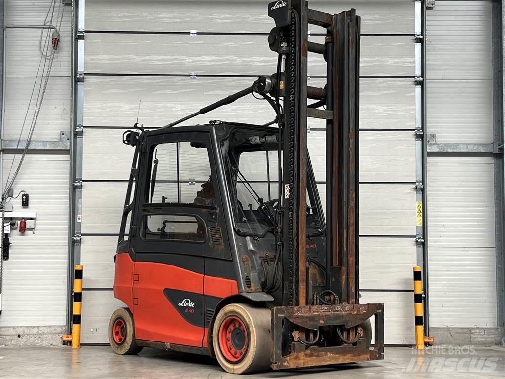 Linde E 40/600 HL 전동 지게차