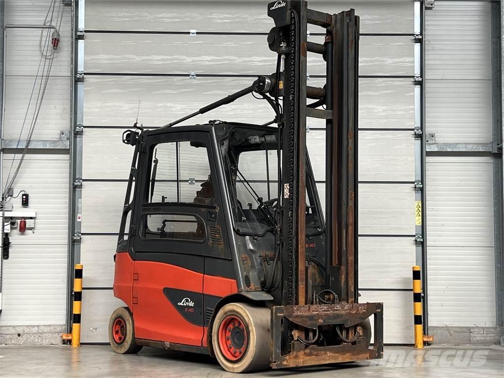 Linde E 40/600 HL 전동 지게차