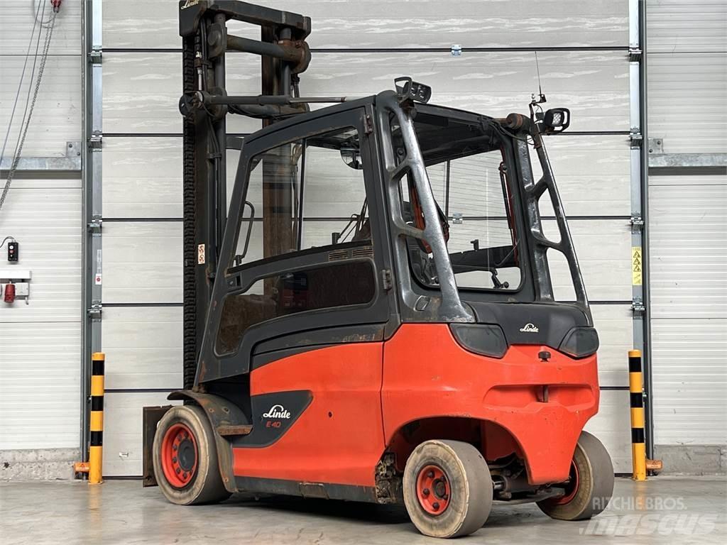 Linde E 40/600 HL 전동 지게차
