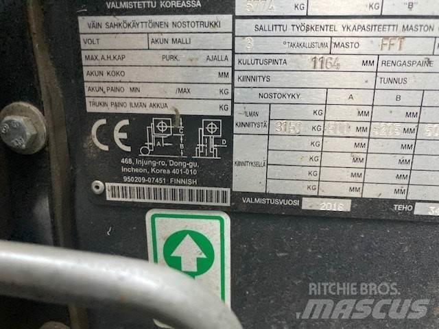 Doosan D35C-7 디젤 지게차