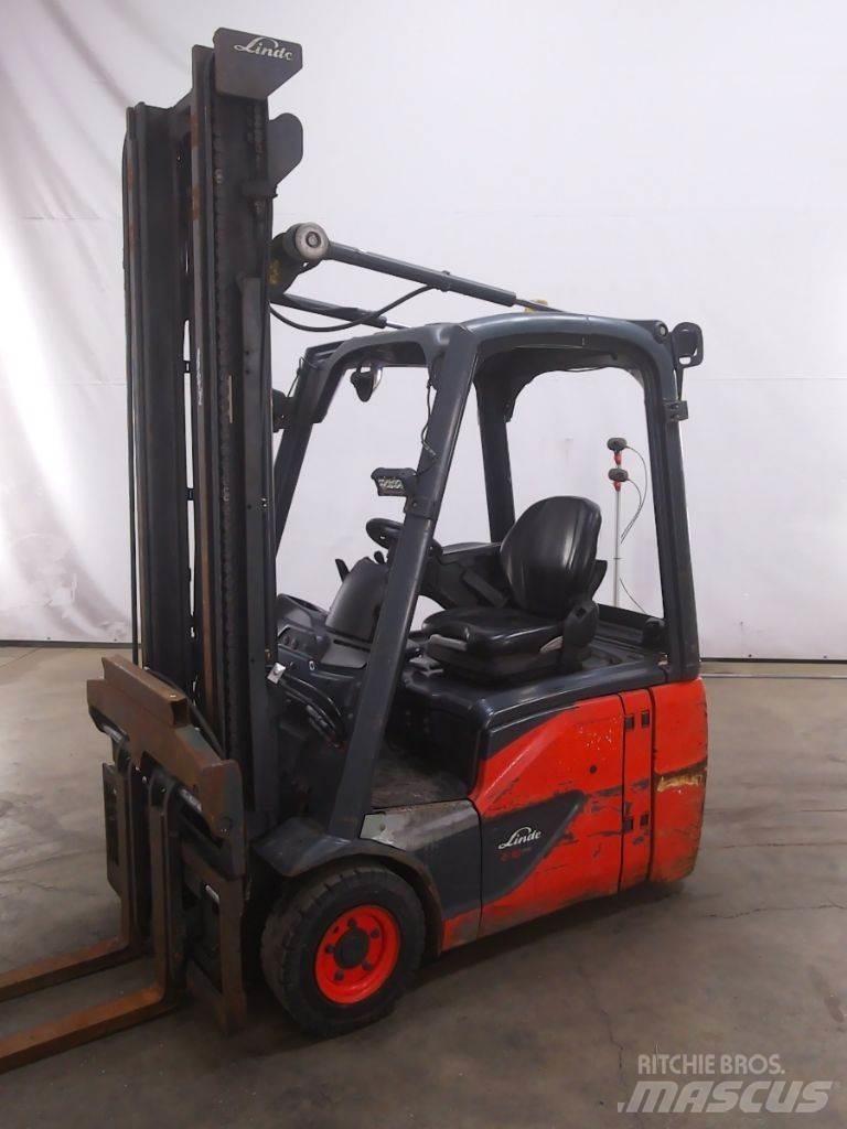 Linde E16C-02 전동 지게차