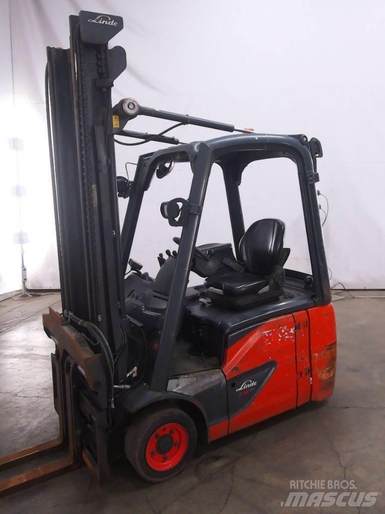 Linde E16C-02 전동 지게차