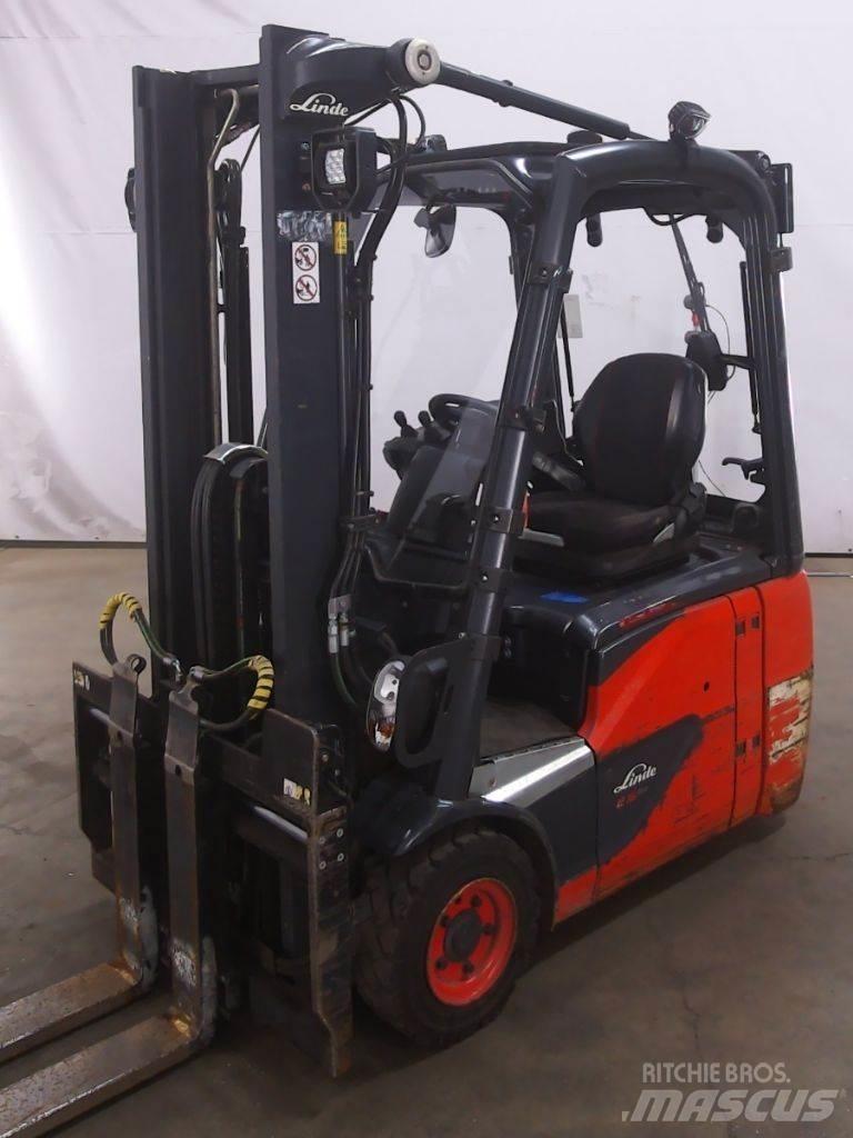 Linde E16C-02 전동 지게차