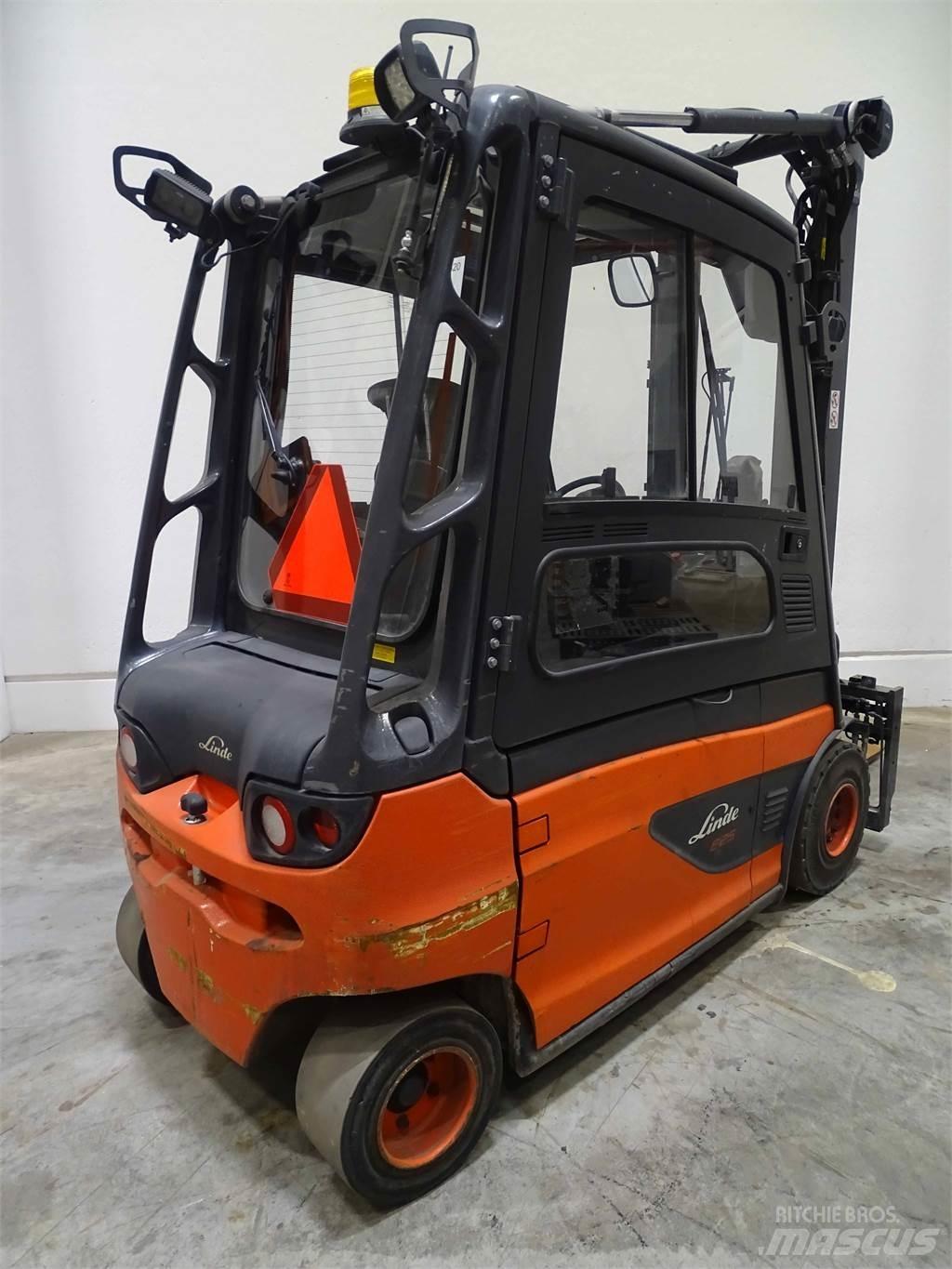 Linde E25L-01 전동 지게차