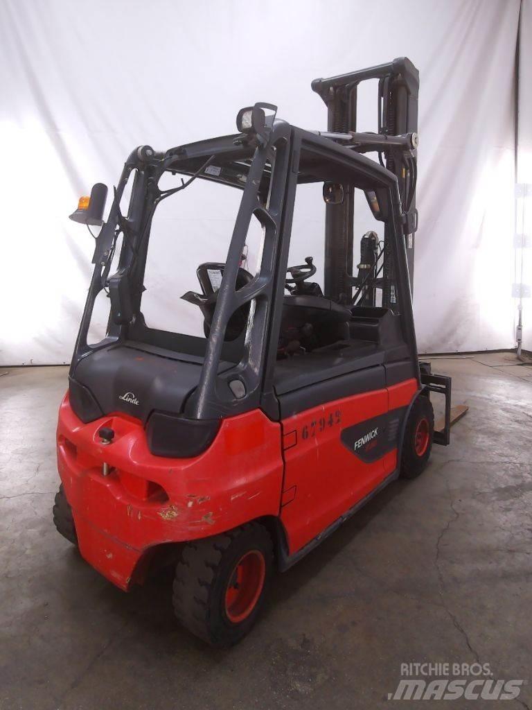 Linde E30L-01 전동 지게차