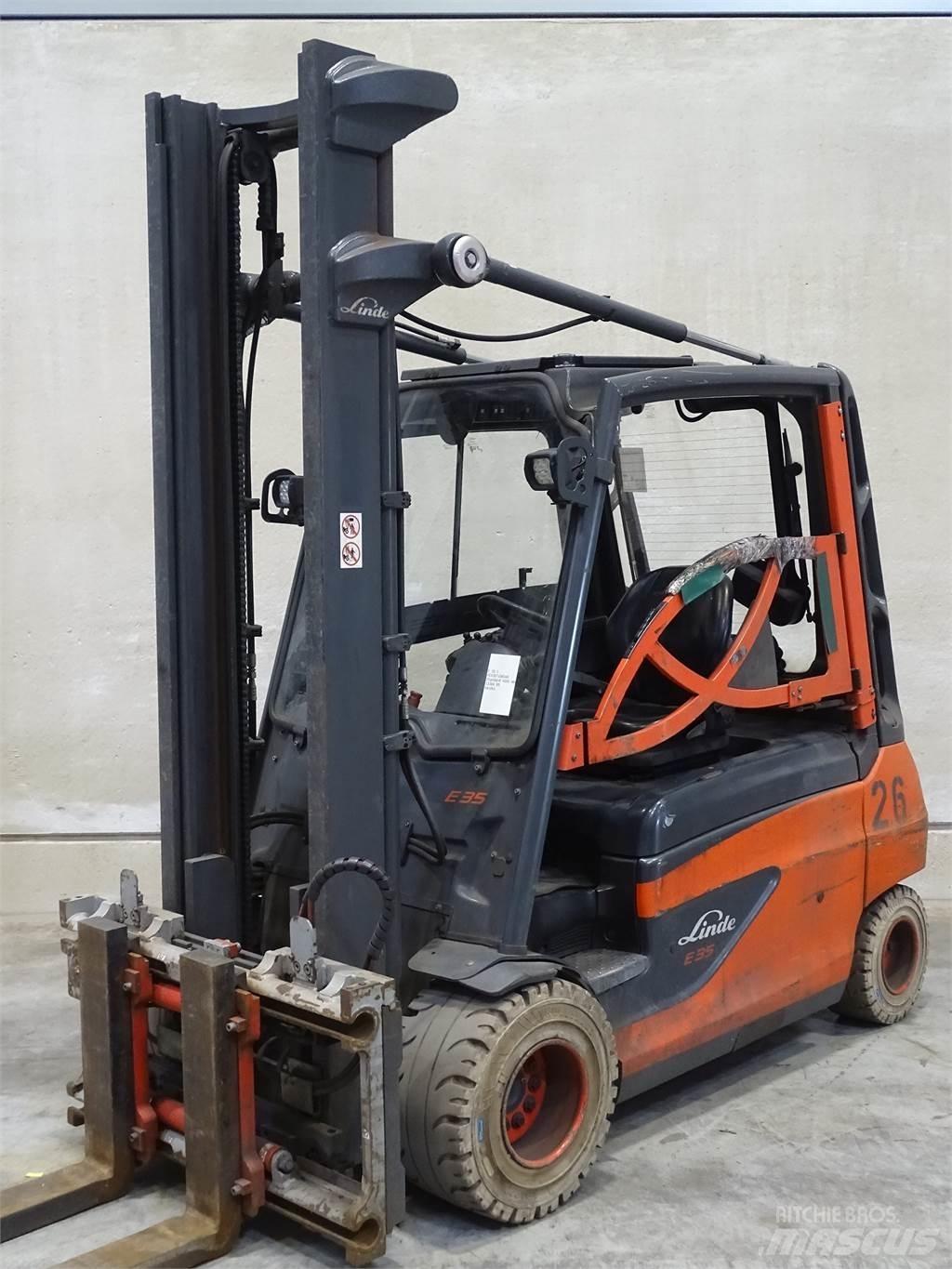 Linde E35L 전동 지게차