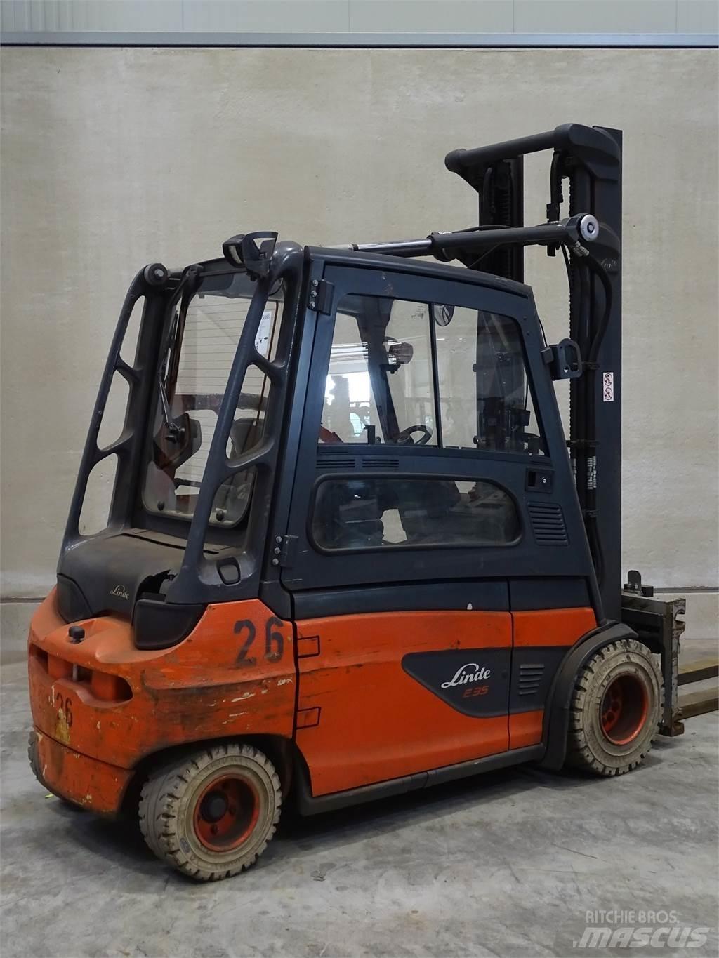Linde E35L 전동 지게차