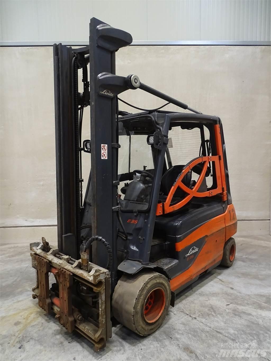 Linde E35L-01 전동 지게차
