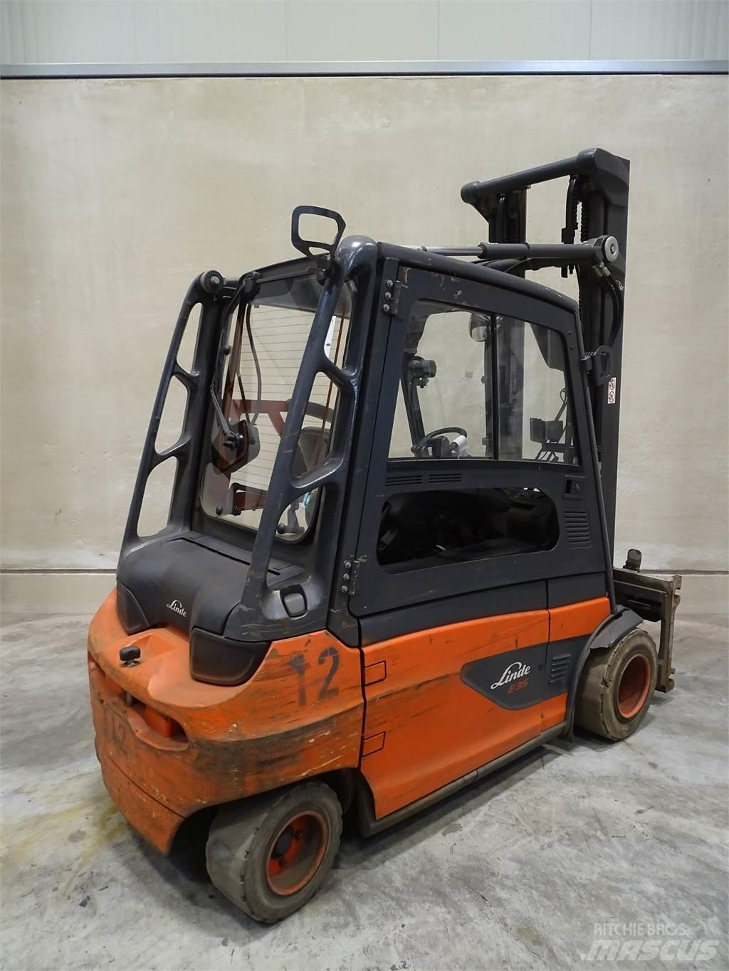 Linde E35L-01 전동 지게차