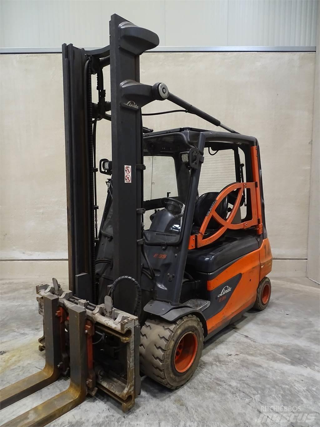Linde E35L-01 전동 지게차