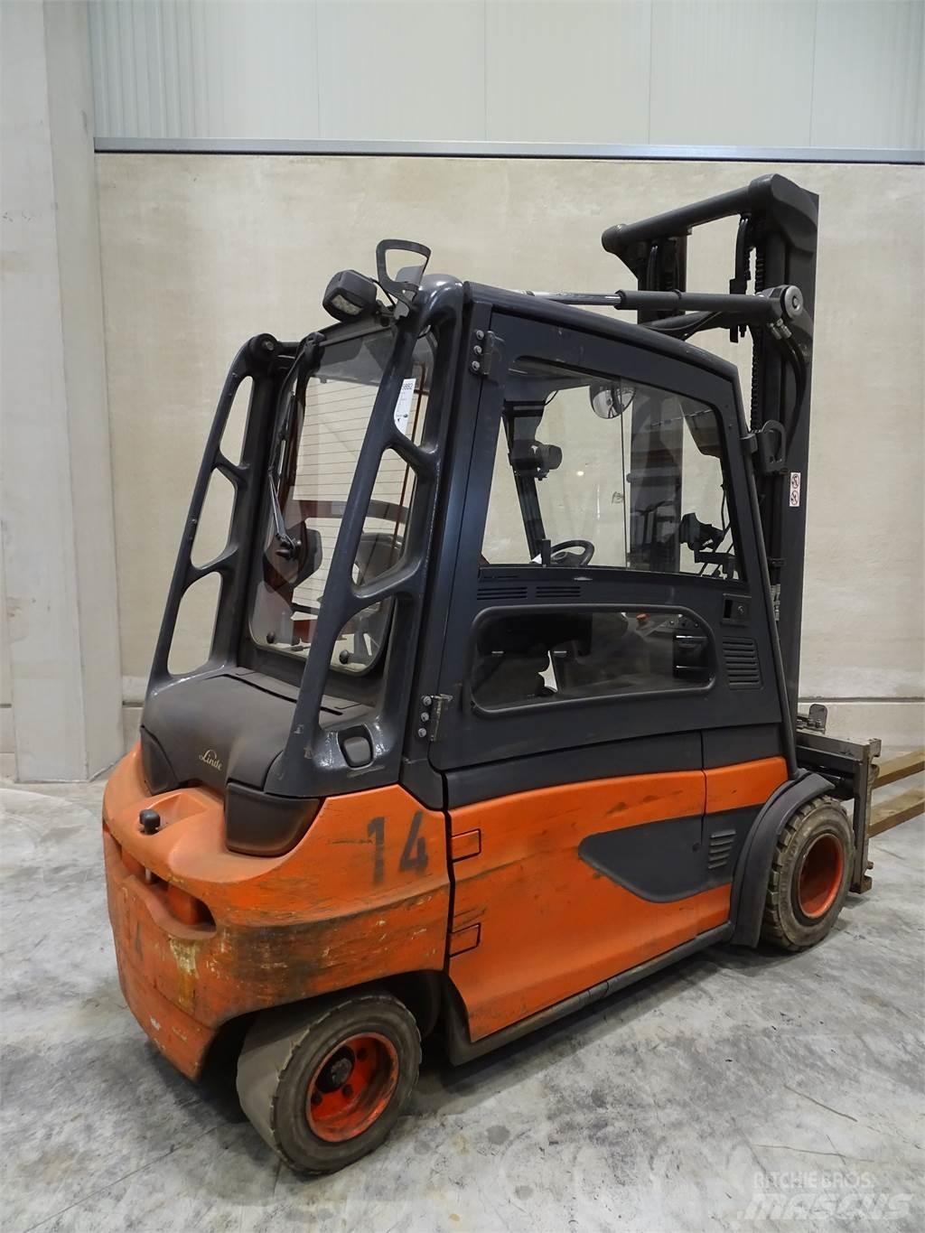 Linde E35L-01 전동 지게차