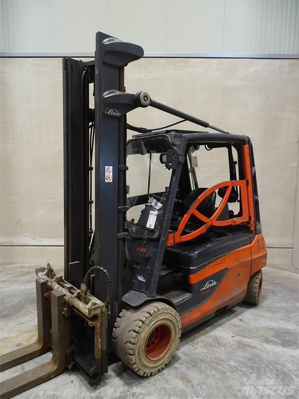 Linde E35L-01 전동 지게차