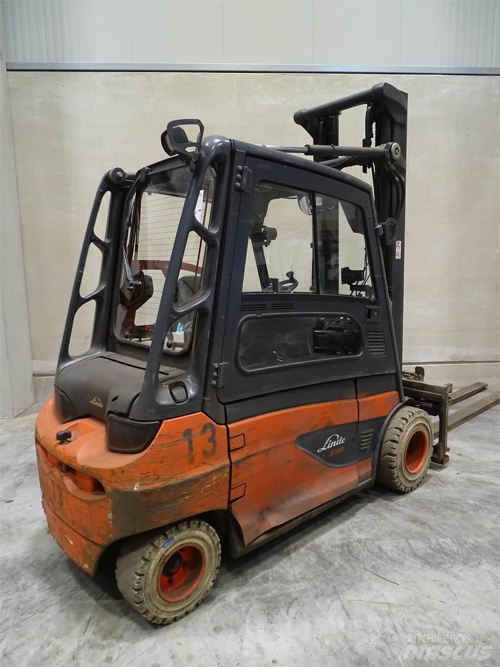 Linde E35L-01 전동 지게차