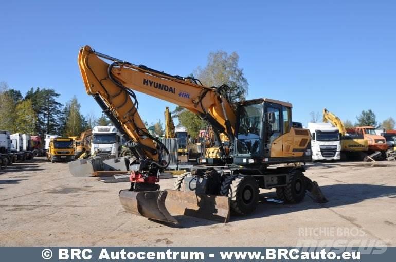Hyundai HW160  휠 굴삭기