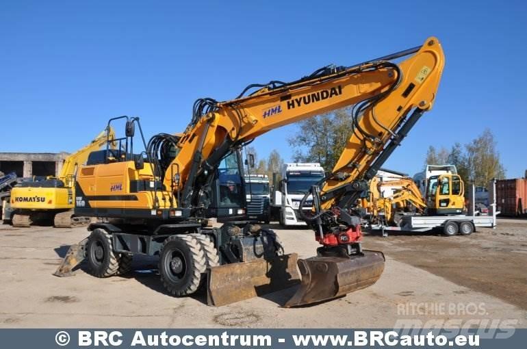 Hyundai HW160  휠 굴삭기