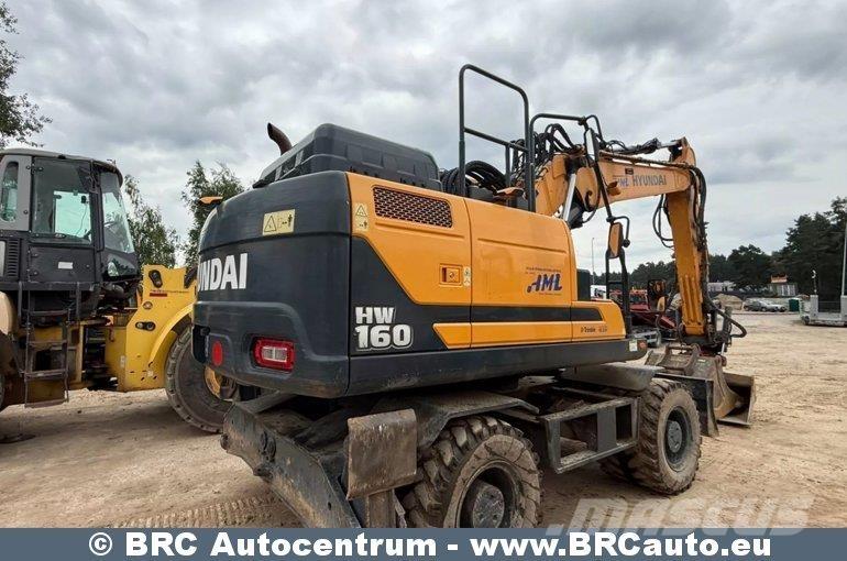 Hyundai HW160  휠 굴삭기