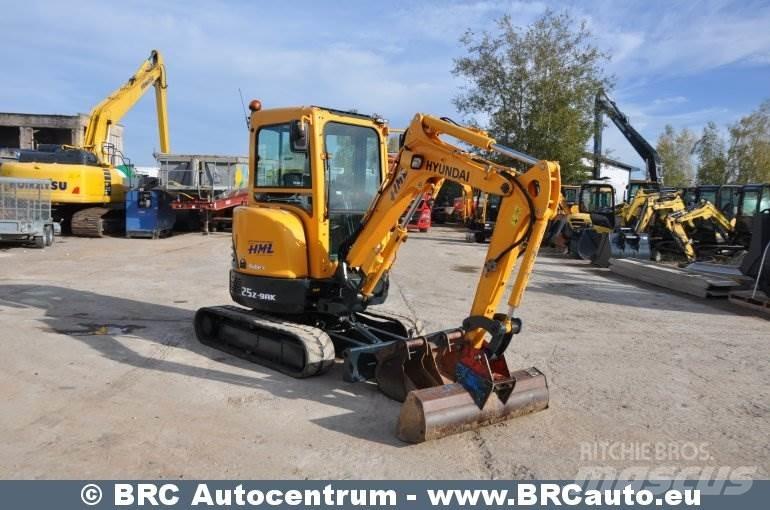 Hyundai R25Z-9AK 소형 굴삭기 7톤 미만