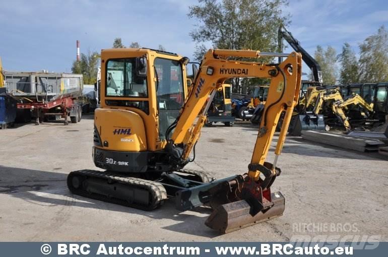 Hyundai R30Z-9AK 소형 굴삭기 7톤 미만