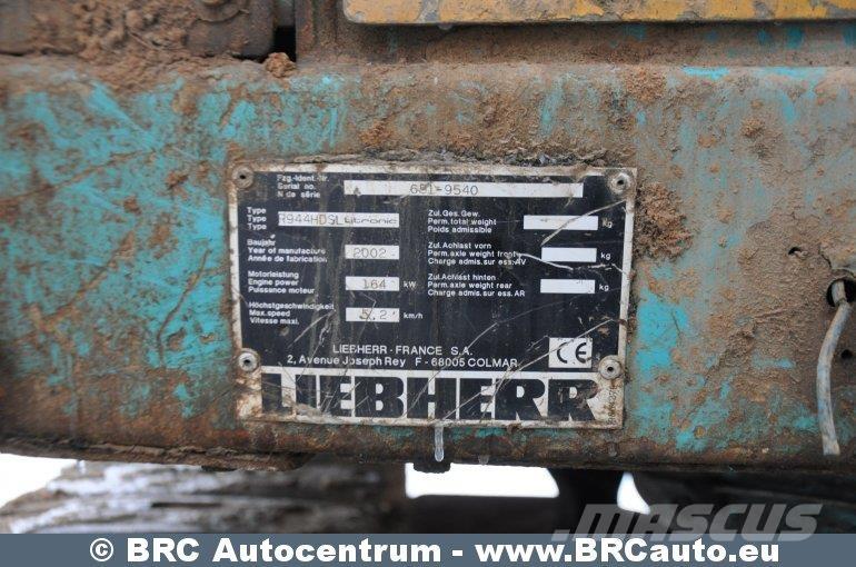 Liebherr R944 대형 굴삭기 29톤 이상