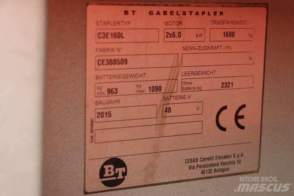 BT C3E160L 전동 지게차