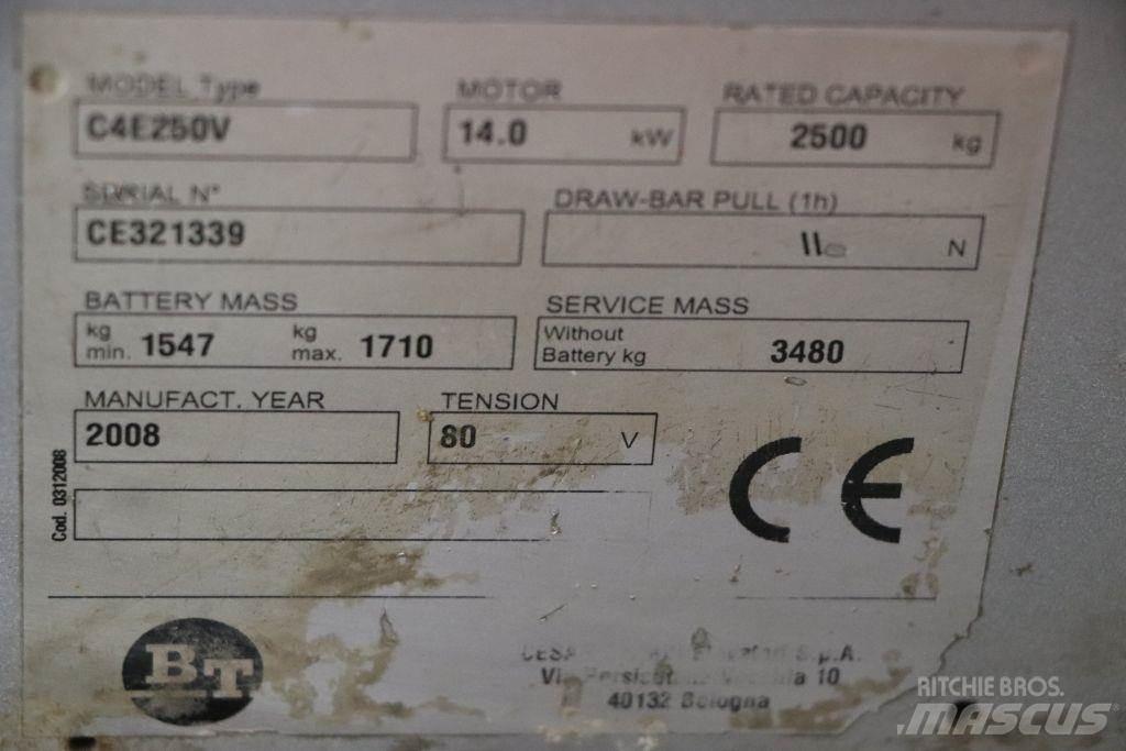 BT C4E250V 전동 지게차