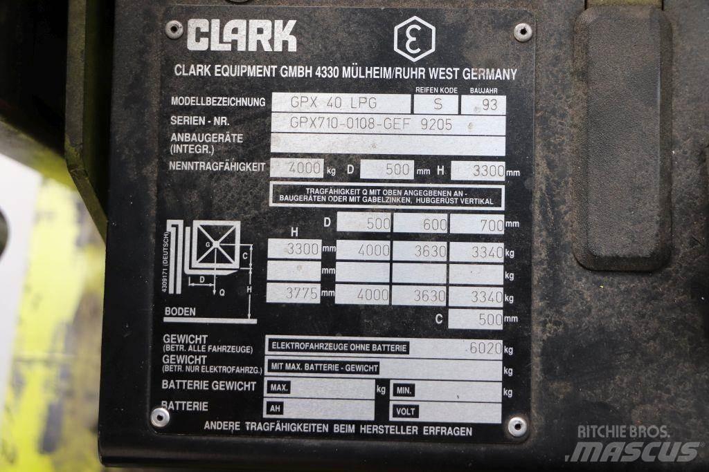 Clark GPX 40 LPG 지게차