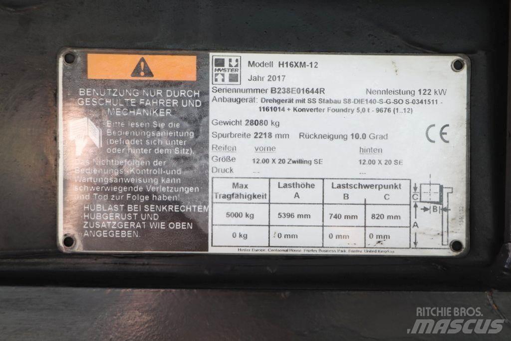Hyster H16XM-12 디젤 지게차