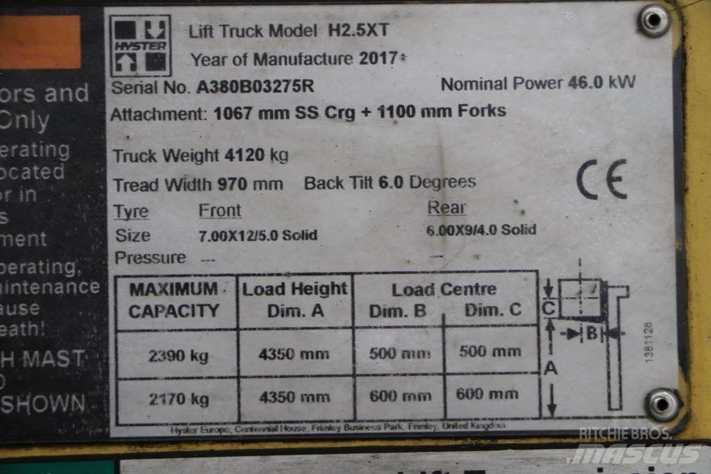 Hyster H2.5XT LPG 지게차